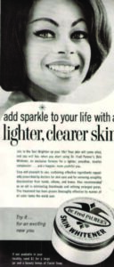 Advertisement for Dr. Fred Palmer’s Skin Whitener, 1967