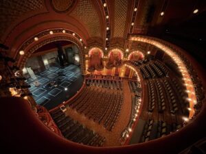 View of the Cutler Majestic theater from the balcony
