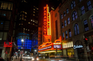 Emerson Paramount Center at Night