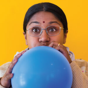 Mrs. Krishnan balloon