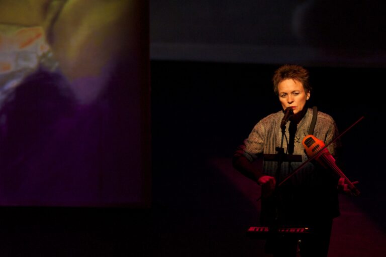 Laurie Anderson4. Photo Leland Brewster