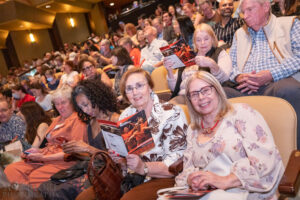 Audience members enjoying the ArtsEmerson 24/25 Season Preview event