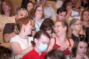 Audience members enjoying the ArtsEmerson 24/25 Season Preview event