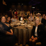 Foreground, Rebecca Frank Oeser, General Manager, ArtsEmerson and Peggy Ings (Emerson's VP of Government & Community Relations)