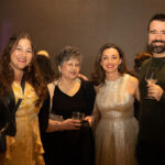 Ilana Ransom Toeplitz (Assistant Professor, Emerson College), Randie Penoi, Shannon Worthington (Emerson's Associate VP of Development), and Tom Ferguson)