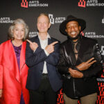 Bill Irwin posing with Toki Wright