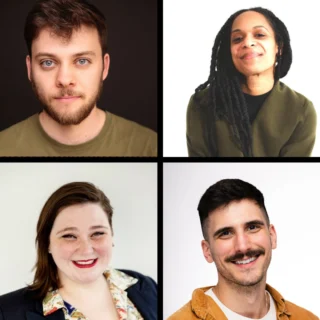 We have some amazing teaching artists who will be working with our Play Reading Book Clubs this year! Learn more about these teaching artists in our latest blog post at the link in our bio! ⁠
⁠
#PRBC #BostonEvents #BosArts #BostonTheatre⁠
⁠
Image description: Headshots of the four teaching artists.