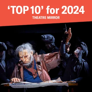 "Deeply disturbing, hauntingly beautiful and tremendously affective, “Moby Dick” created emotional depth with puppets and lighting, and of course, its human cast." ⁠
⁠
Congratulations to Plexus Polaire's Moby Dick, which was named to a Top 10 list of 2024 curated by the Theatre Mirror reviewers!⁠
⁠
Read more at the link in our bio.⁠
⁠
#MobyDick #BosArts #BostonTheatre #WorldOnStage⁠
⁠
ID: Puppet Moby Dick sitting at a desk. Title reads: 'Top 10' for 2024 Theatre Mirror