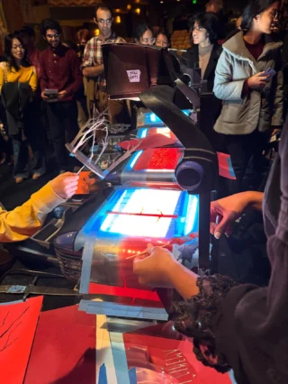 Thank you @manual_cinema for inviting us on stage for a behind-the-scenes glimpse of your process with post-show puppet time! We had so much fun playing with the shadow puppets.

#ShadowPuppets #Puppetry #BosArts #BostonTheater