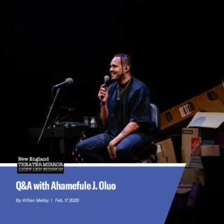 " it’s not lonely on stage. I have hundreds of people there with me when I’m on stage. I feel like a part of me connects to every single member of the audience when I’m there." - Oluo⁠
⁠
Hear more from this celebrated artists in their Q&A with the New England Theater Mirror!⁠
⁠
📰 at the link in our bio!