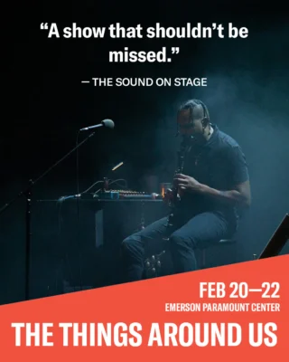 The Things Around Us opens TODAY! We can't wait. ⁠
⁠
🎟️ link in bio!⁠
⁠
#Comedy #Symphonic #BosArts