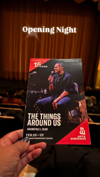 Sights & sounds from The Things Around Us! What an amazing show and a great run.

#BosArts #BostonTheatre