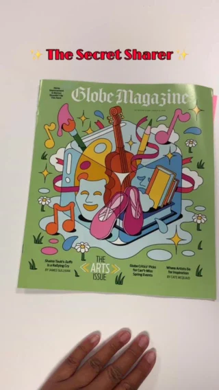 The Secret Sharer was listed as one of Boston MagaIne’s top events to see this Spring! Do you have your tickets yet?