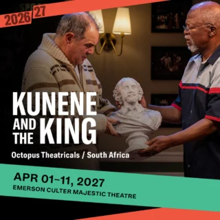 Coming to our stage next April is Kunene and the King. Written by acclaimed South African actor, activist and playwright John Kani, this play centers around Jack Morris and his at-home nurse, Lunga Kunene in post-apartheid South Africa. ⁠
⁠
The two men have little in common, but soon discover their shared passion for Shakespeare, which ignites this ‘rich, raw and shattering head-to-head’ (The Times).⁠
⁠
Learn more: https://bit.ly/3RAJsSE⁠
⁠
#BosArts #BostonTheatre