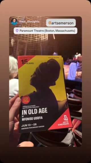 Here’s a look back at In Old Age; can’t believe it only ended a couple weeks ago!