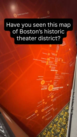 This map of Boston’s theater district, located in the Paramount Center, offers a great overview of the area’s history. Have you checked it out yet? 

#BosArts #BostonTheatre #TheaterDistrict
