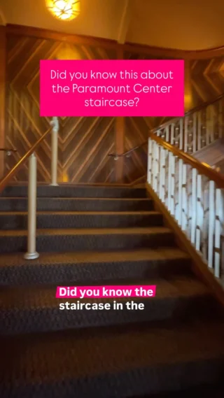 Have you closely looked at the Paramount Center staircase before? Next time you’re in the building, check it out! 

#BosArts #BostonTheatre #BostonHistory