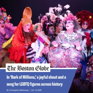 "It’s really to make the audience more queer than when they entered.” - Taylor Mac⁠
⁠
Read more from Mac on Bark of Millions in this latest Boston Globe piece! Don't forget to get your tickets to the show, which opens TODAY!⁠
⁠
🎟️ Read more and get your tickets at the link in bio!⁠